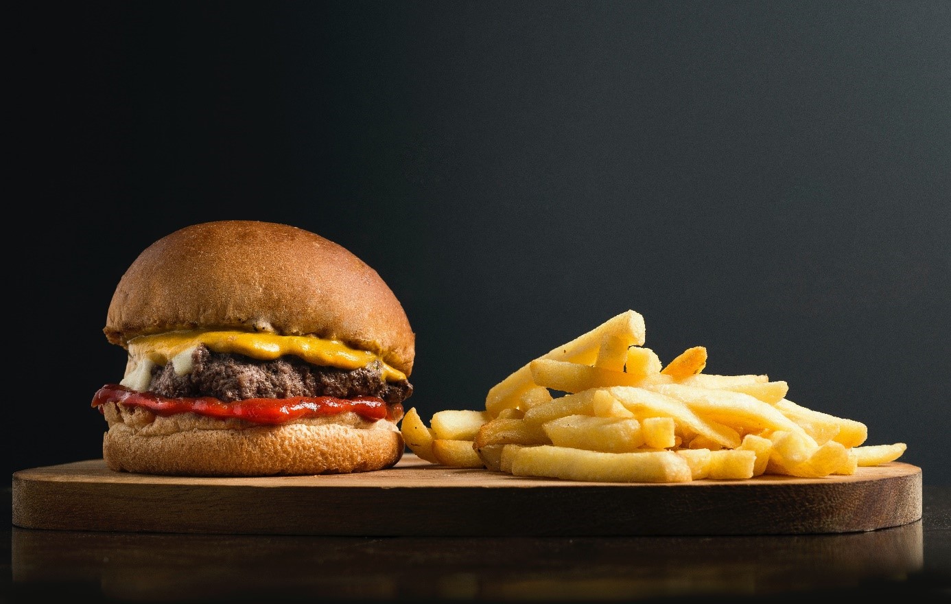 Hamburger and Fried Potatoes